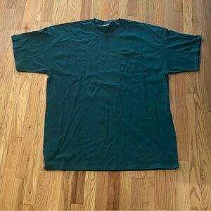 Port & Company Men’s Forest Green Pocket Tee 3XL